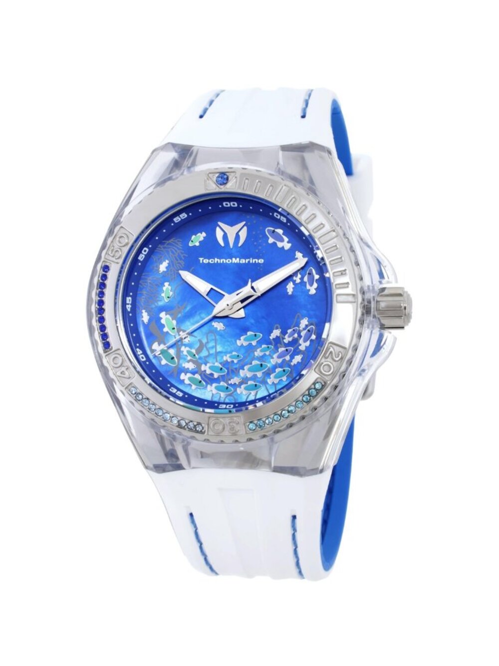 NWT Technomarine Cruise Quartz Blue Dial Ladies Watch